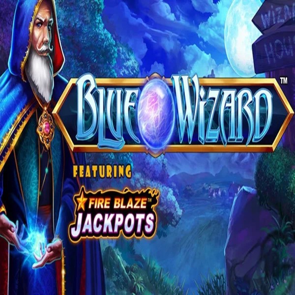 Play the Blue Wizard Fire Blaze Jackpots slot by Rarestone Gaming on Star Casino